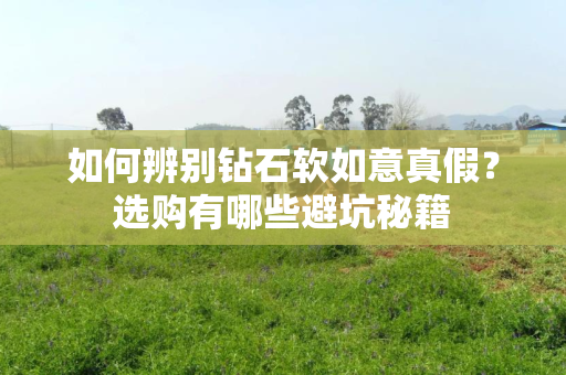如何辨别钻石软如意真假？选购有哪些避坑秘籍